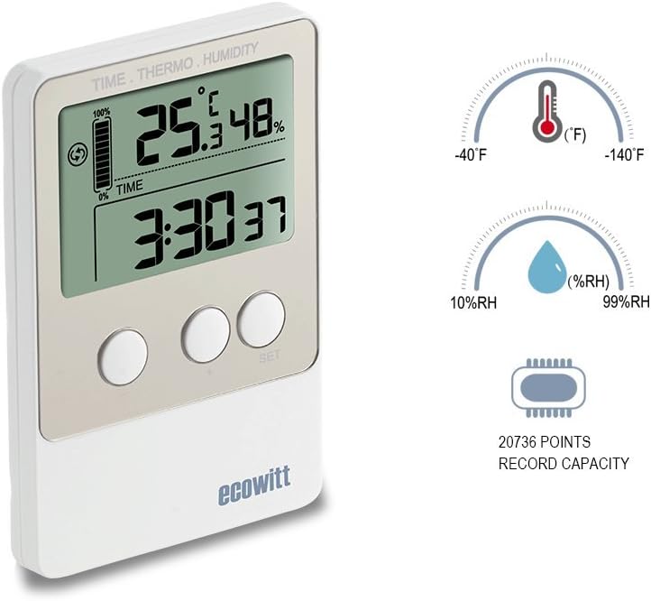 DS102 USB Temperature Humidity Data Logger Recorder 20736 Points with PC Software