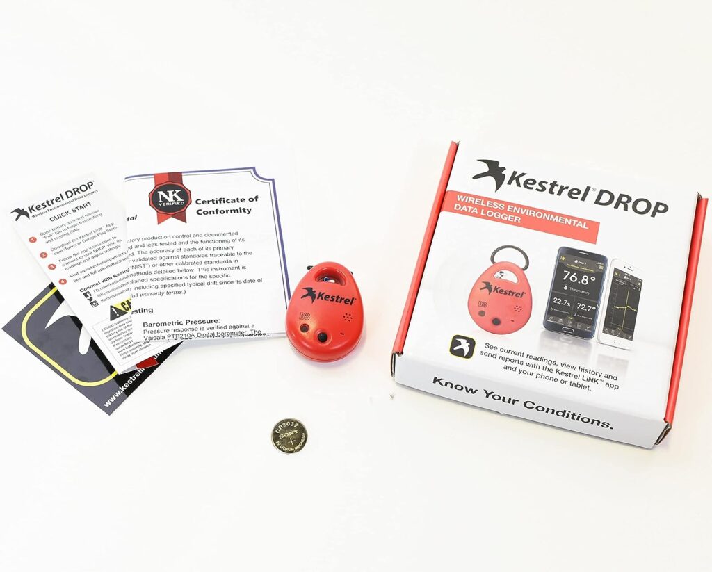 Kestrel Drop D3 Wireless Temperature, Humidity and Pressure Data Logger