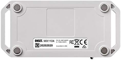 Onset HOBO MX1104 Bluetooth LE Analog/Temp/RH/Light Data Logger