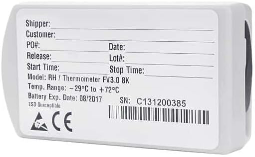 Traceable Temperature and Relative Humidity Data Logger with Calibration