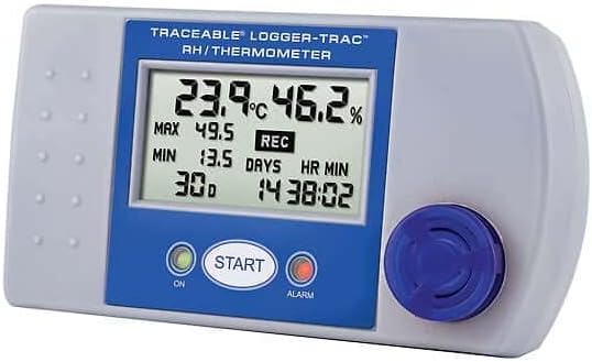 Traceable Temperature and Relative Humidity Data Logger with Calibration