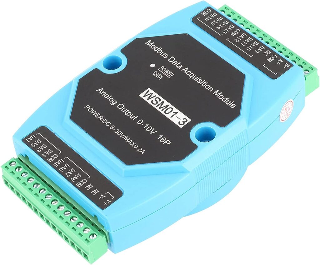 Voltage Data Loggers, Wireless Transmission Loggers, Moubus Voltage Data Acquisition Module with 16 Channels for Voltage Data Recording, Module