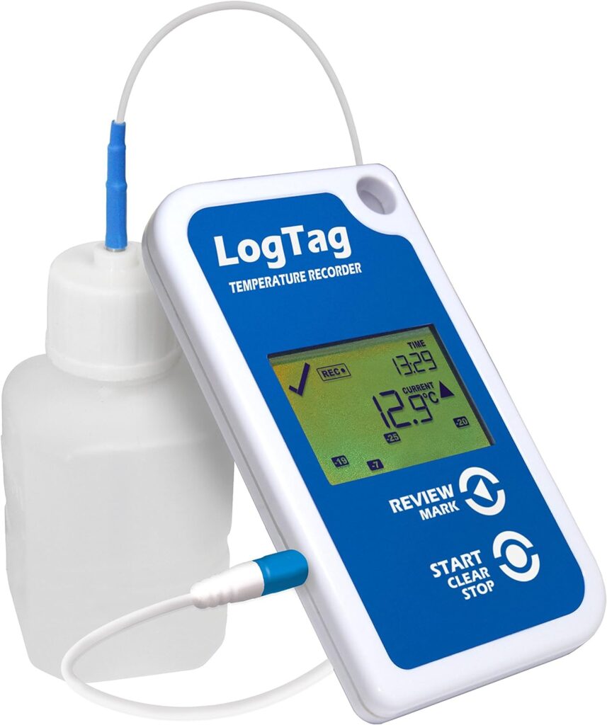 LogTag TRED30 Vaccine Monitoring Kit with Fridge/Freezer Calibration, VFC Compliant; Requires LTI-USB Docking Station (Sold Separately)