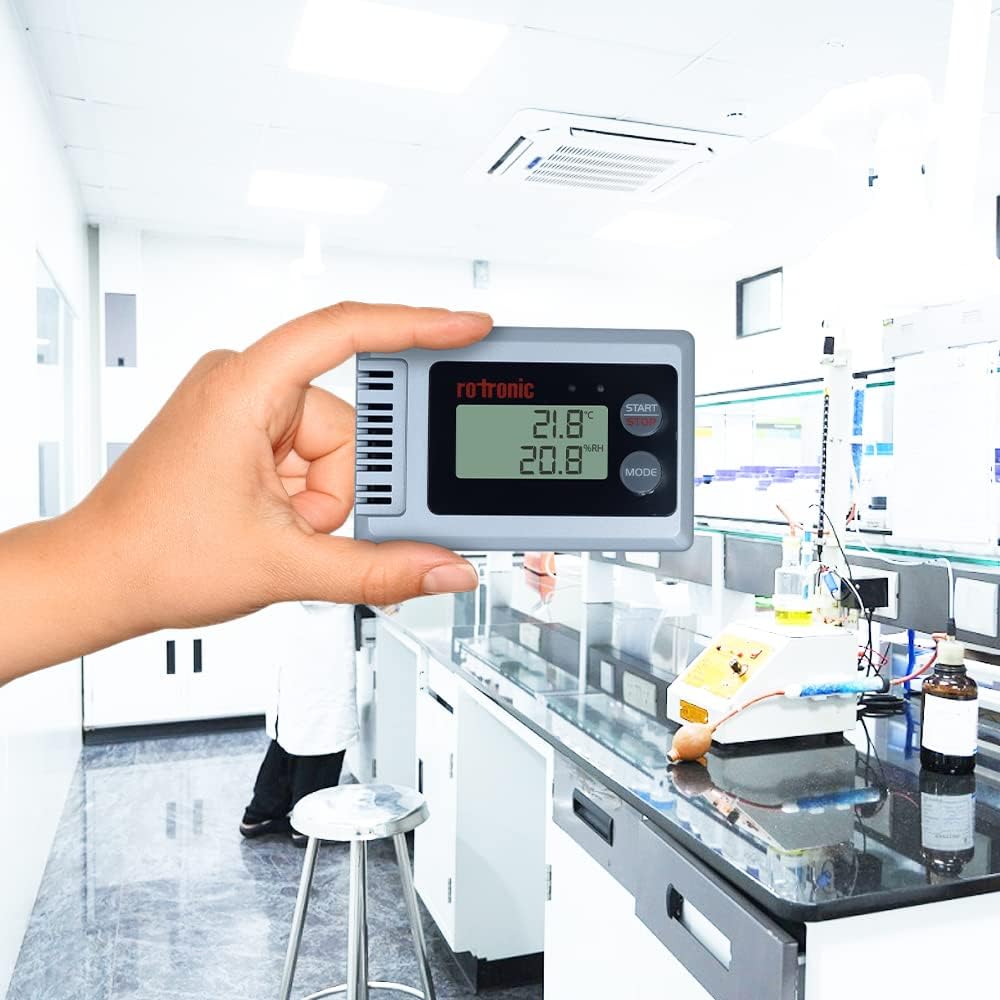 Master Calibration Device with 21 CFR Temperature,Humidity,Barometric Pressure  Dew Point Data Logger/Recorder with High Accuracy for Pharmaceuticals, Logistics from Rotronic Model: BL-1D