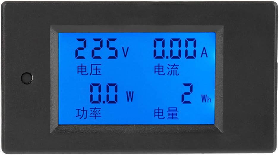 PEACEFAIR PZEM-021 LCD Display Digital Current Voltage 20A AC 80-260V AC Voltage Power Energy Meter Multimeter Ammeter Voltmeter