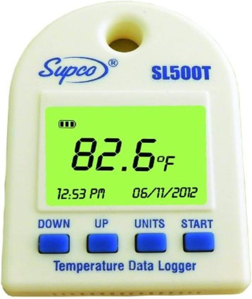 Supco SL500T Temperature Data Logger with Real Time LCD