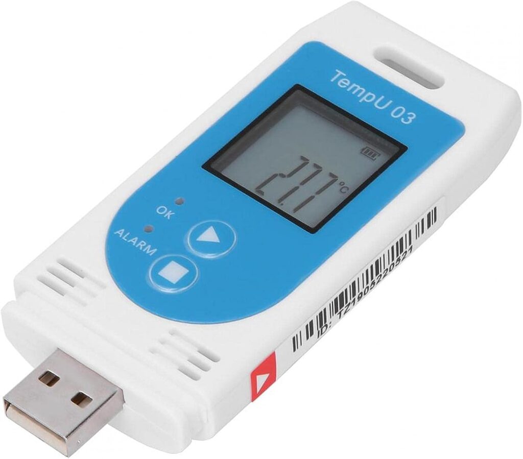 Temperature Recorder Temperature Logger LCD USB Temperature and Humidity Data Logger PDF GSP Datalogger Recorder