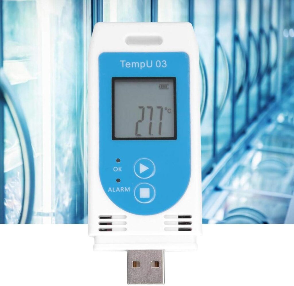 Temperature Recorder Temperature Logger LCD USB Temperature and Humidity Data Logger PDF GSP Datalogger Recorder