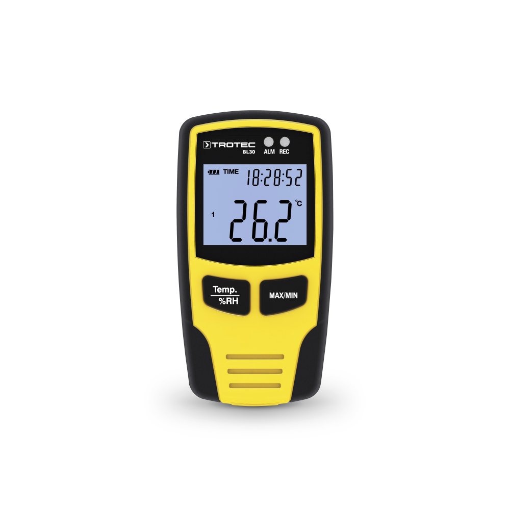 TROTEC Climate Data Logger BL30 Simple and Exact Long-Term Recording of Environmental Data air Temperature and Relative Humidity in Living Work or Storage Spaces