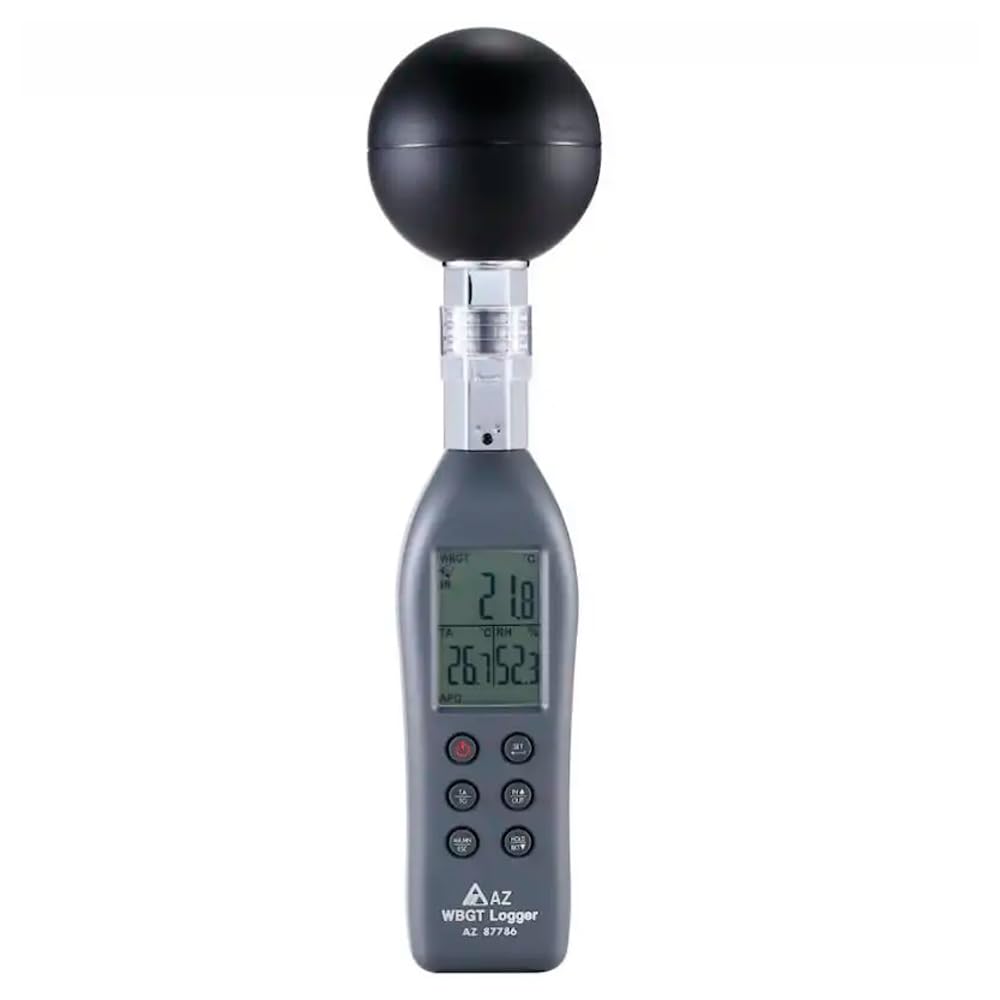 AZ87786 Handheld WBGT Data Logger Wet Bulb Globe Temperature Meter WBGT Recorder