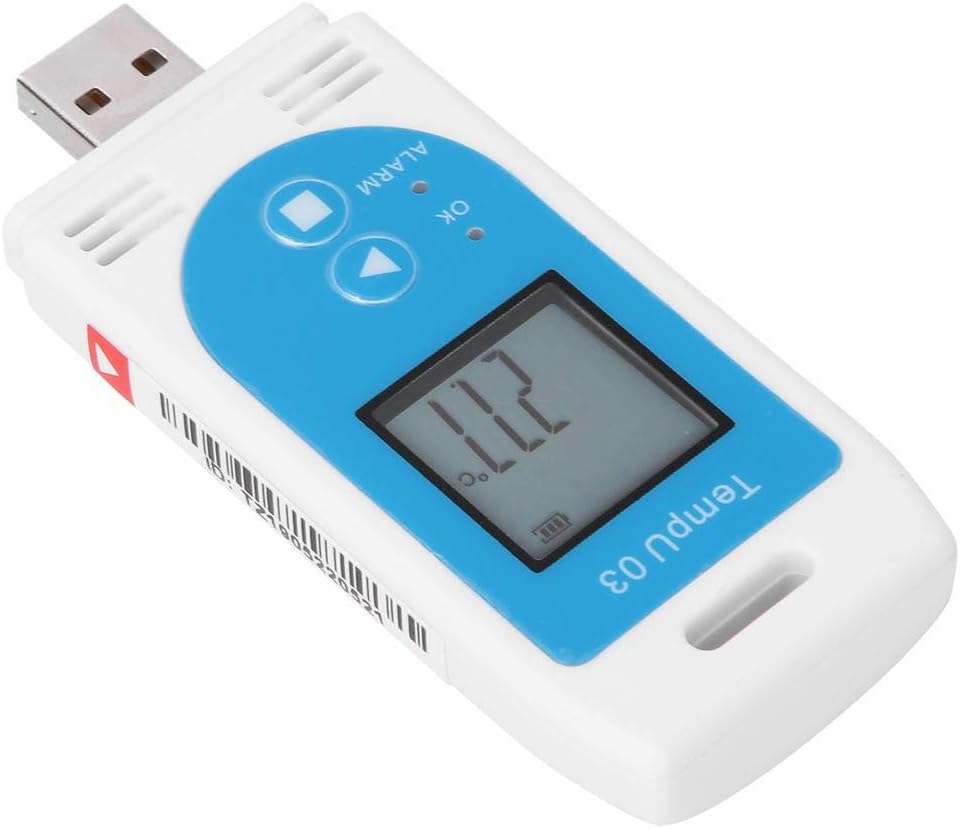 USB Temperature and Humidity Recorder Datalogger High Accuracy Storage Data Logger PDF GSP with Data Capacity 32000 for Cold Chain for Industry