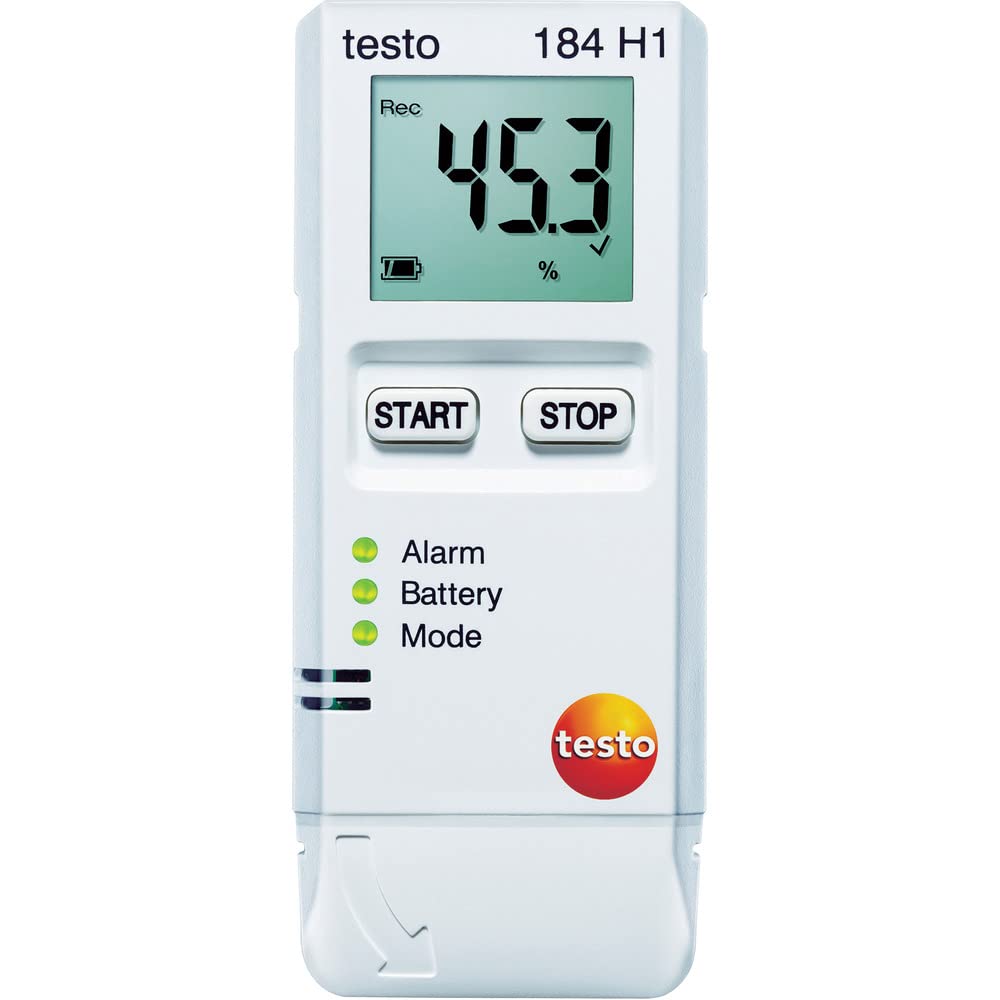 Testo 184 H1 (0572 1845 01) Temperature and Humidity USB Transport Data Logger with LCD Display