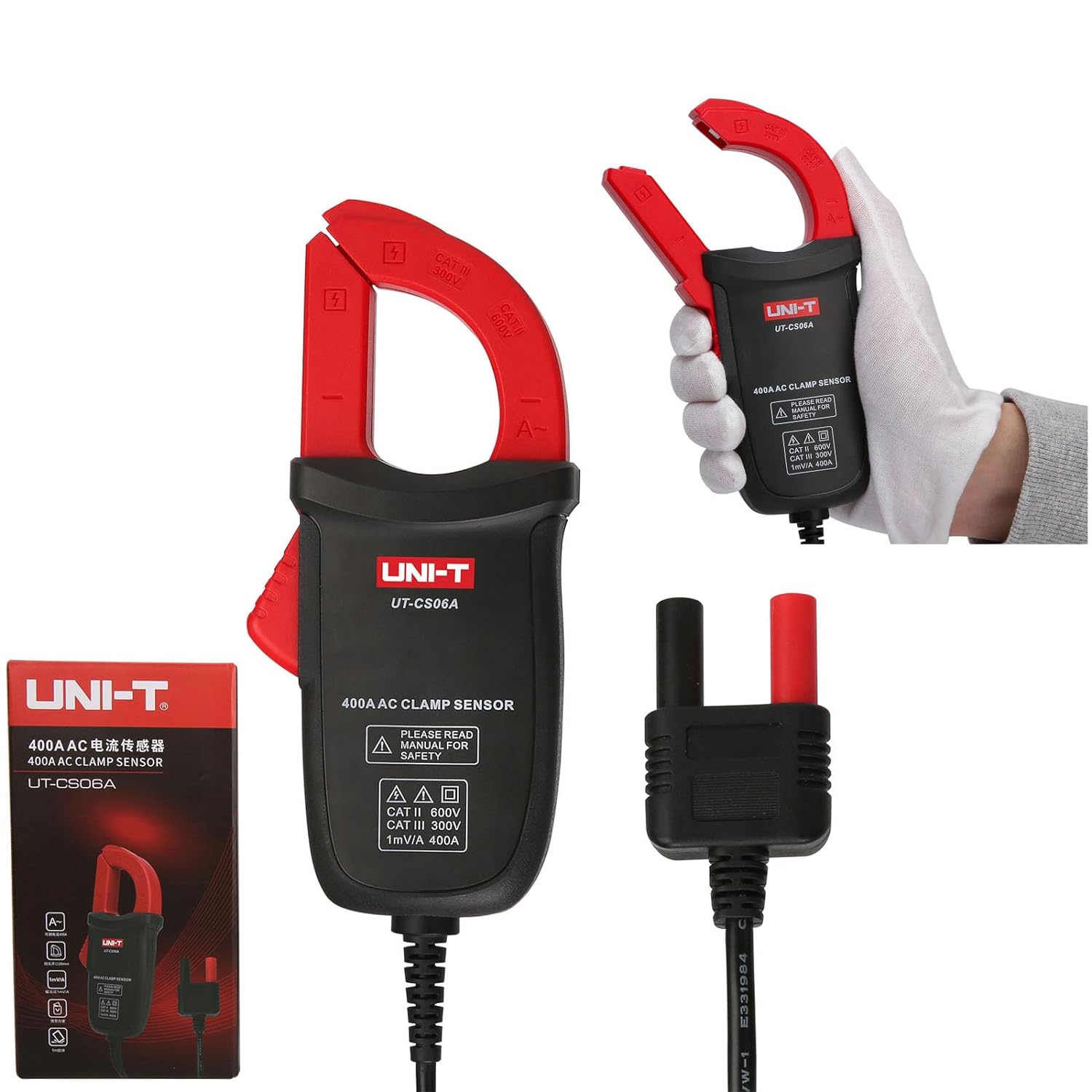 UNI-T UT-CS06A 400A AC Current Clamp Sensor Review